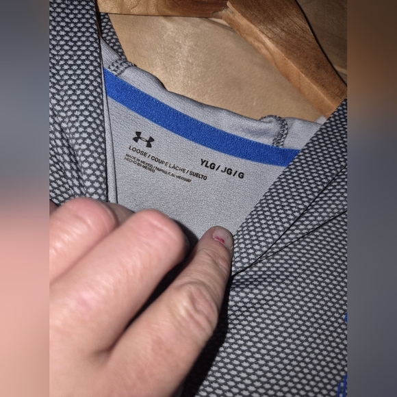 Under Armour Gray and Blue Athletic Jacket - Picture 2 of 3